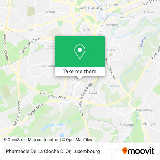 Pharmacie De La Cloche D' Or map