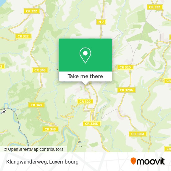 Klangwanderweg map
