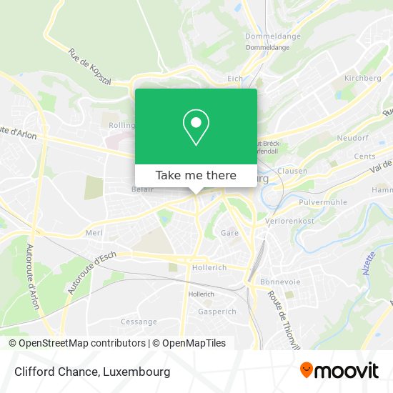 Clifford Chance map