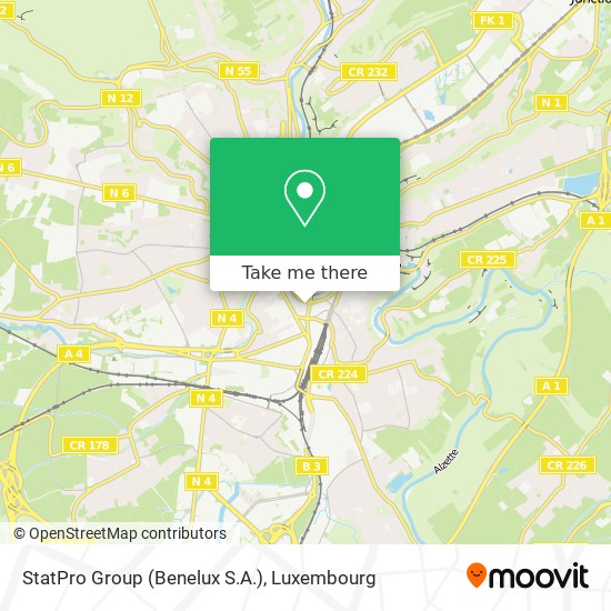 StatPro Group  (Benelux S.A.) map