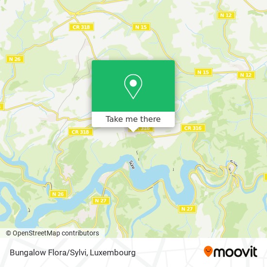 Bungalow Flora/Sylvi map