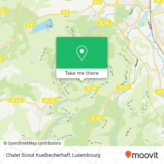 Chalet Scout Kuelbecherhaff map