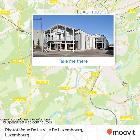 Photothèque De La Ville De Luxembourg map