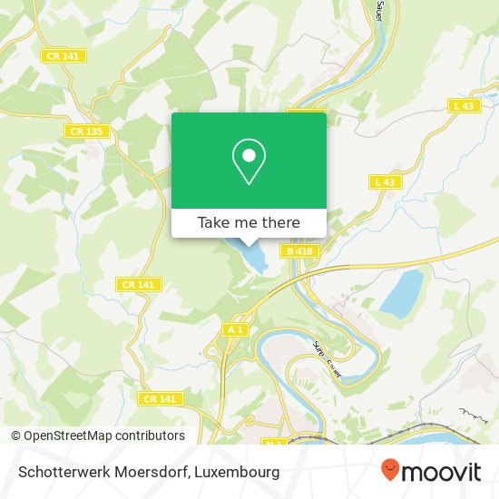 Schotterwerk Moersdorf map