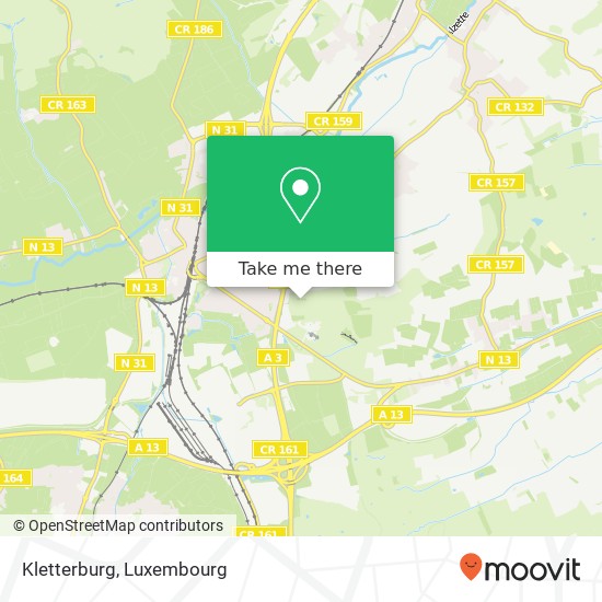 Kletterburg map