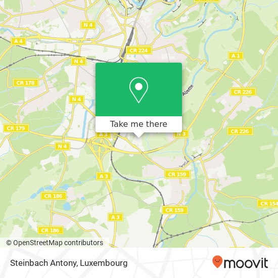 Steinbach Antony map
