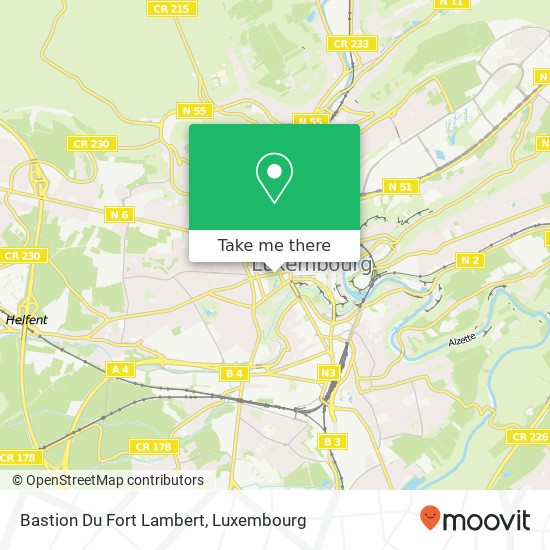 Bastion Du Fort Lambert map