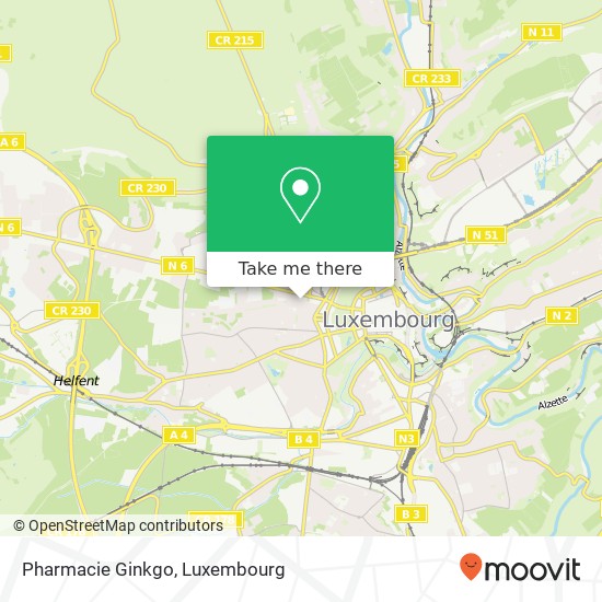 Pharmacie Ginkgo map