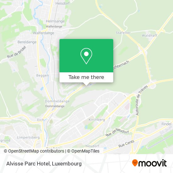 Alvisse Parc Hotel map