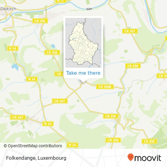 Folkendange map