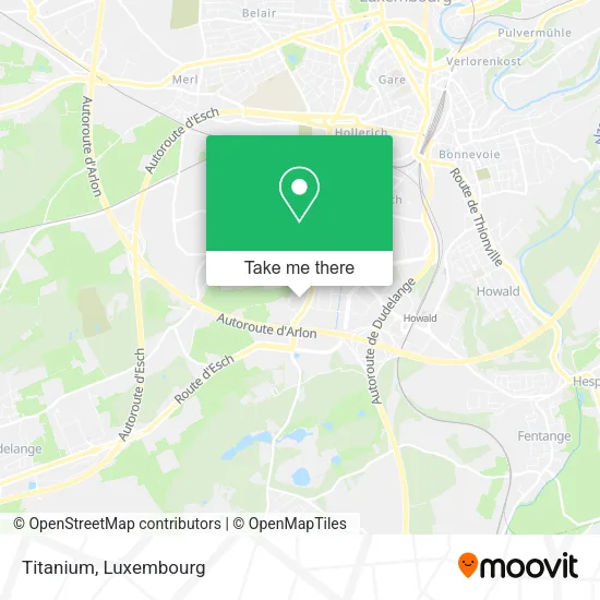 Titanium map
