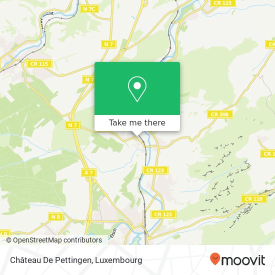 Château De Pettingen map
