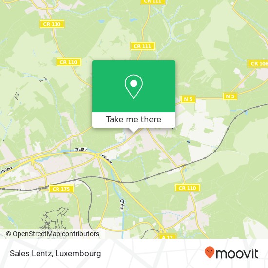 Sales Lentz map