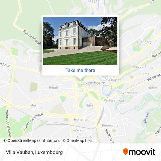 Villa Vauban map
