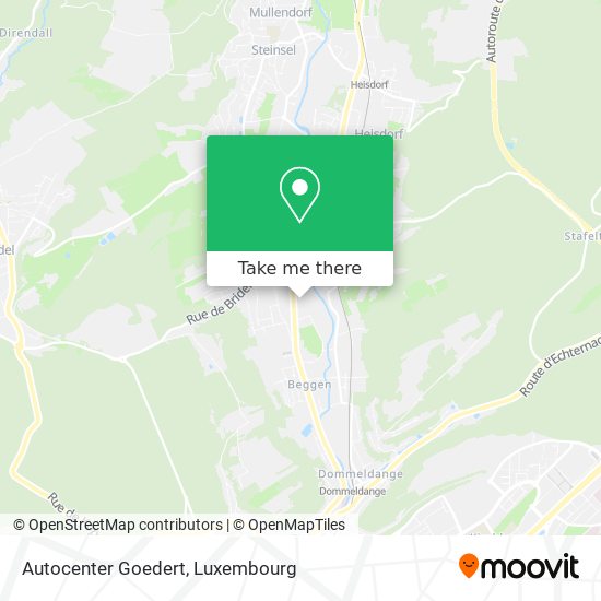 Autocenter Goedert map