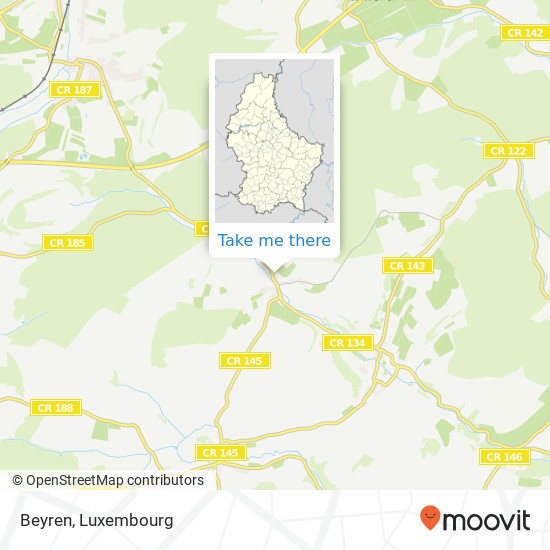 Beyren map