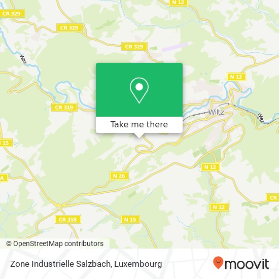 Zone Industrielle Salzbach map
