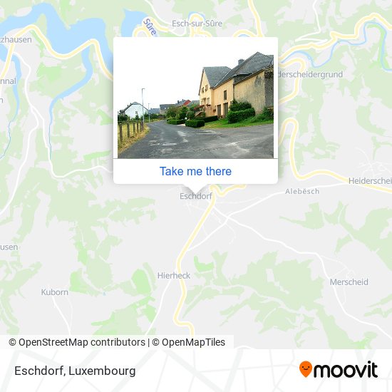 Eschdorf map