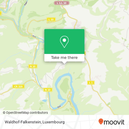 Waldhof-Falkenstein Karte