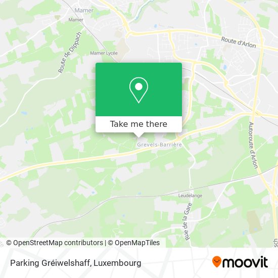 Parking Gréiwelshaff map