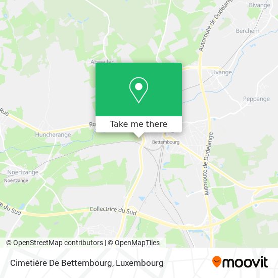 Cimetière De Bettembourg map