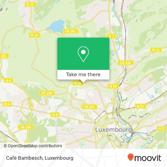 Café Bambesch map