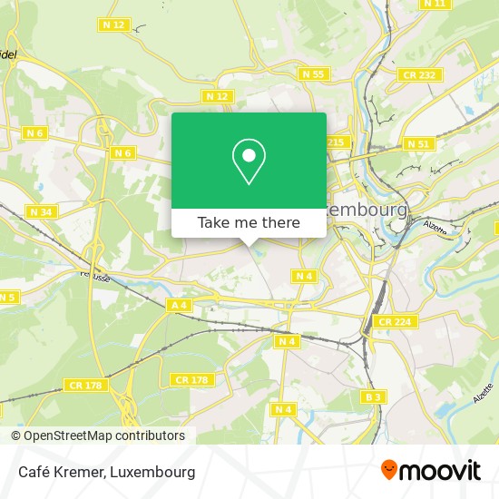 Café Kremer map
