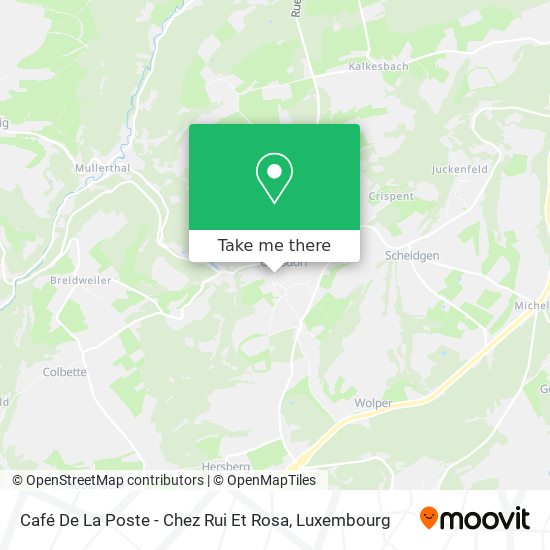 Café De La Poste - Chez Rui Et Rosa map