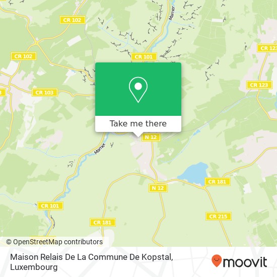 Maison Relais De La Commune De Kopstal map