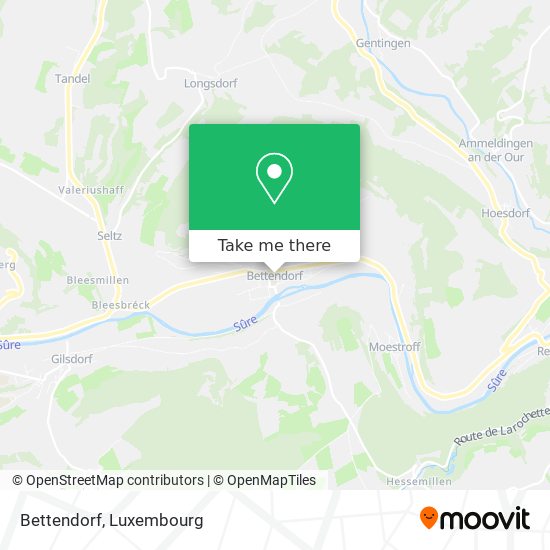 Bettendorf map