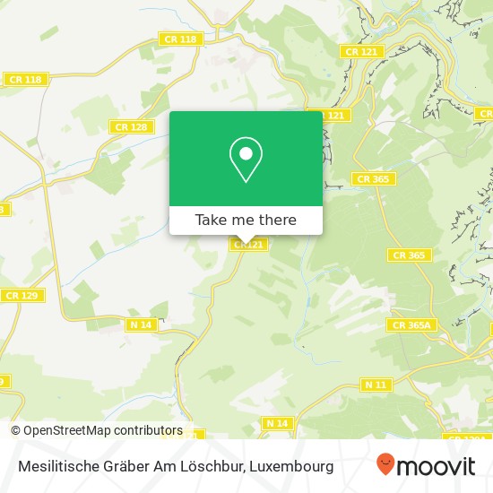 Mesilitische Gräber Am Löschbur map