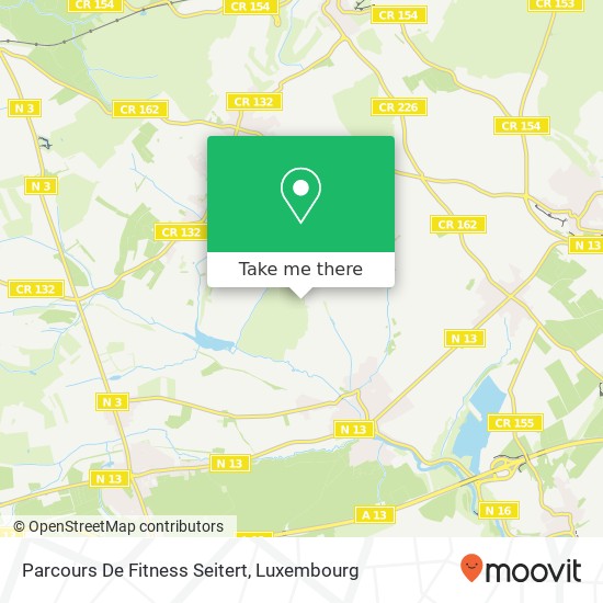 Parcours De Fitness Seitert map
