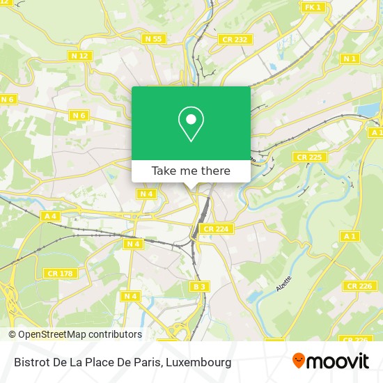 Bistrot De La Place De Paris Karte