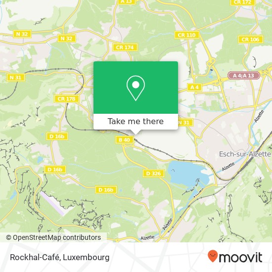 Rockhal-Café map