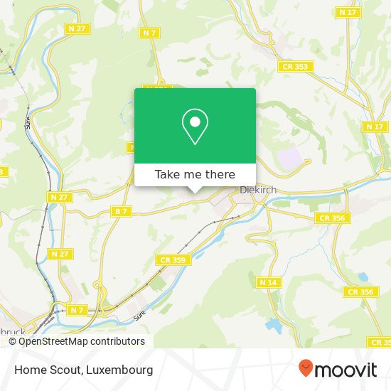 Home Scout map
