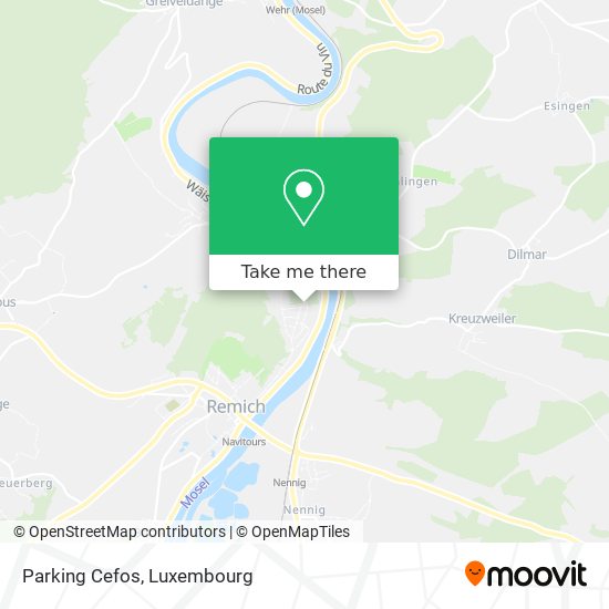 Parking Cefos map