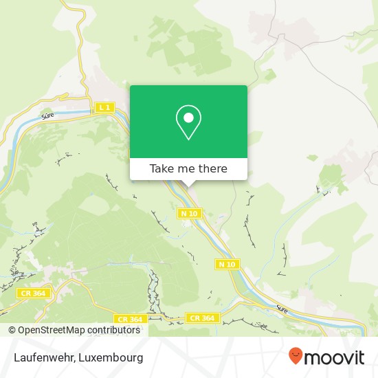 Laufenwehr map