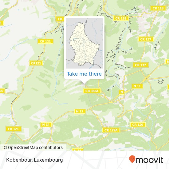Kobenbour map