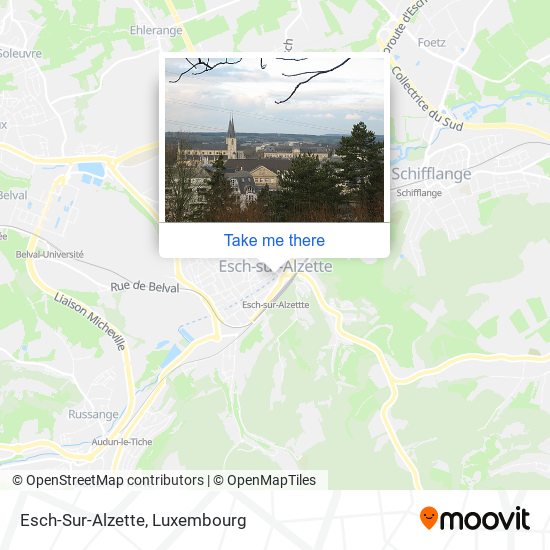 Esch-Sur-Alzette map