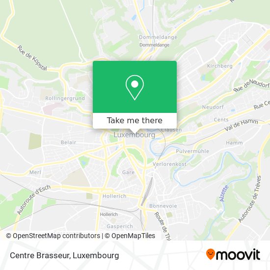 Centre Brasseur map