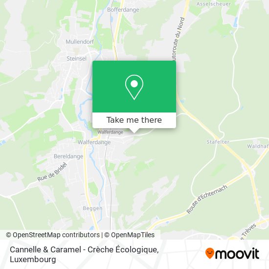 Cannelle & Caramel - Crèche Écologique map