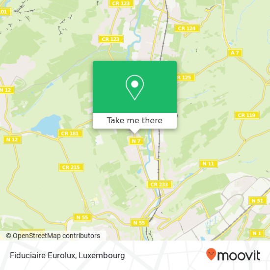 Fiduciaire Eurolux map
