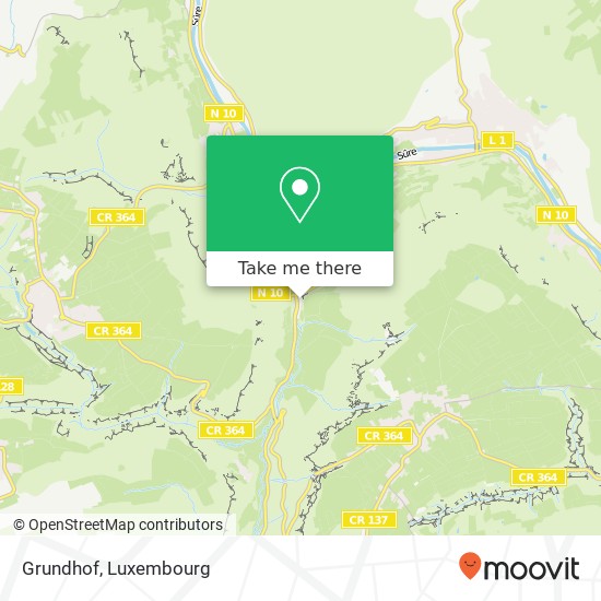 Grundhof map