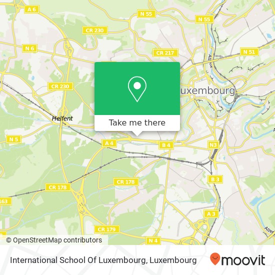 International School Of Luxembourg map