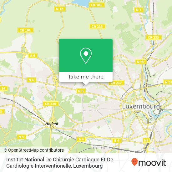 Institut National De Chirurgie Cardiaque Et De Cardiologie Interventionelle map