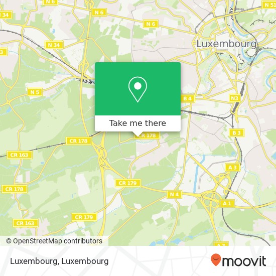 Luxembourg Karte