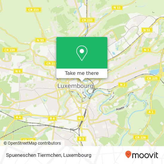 Spueneschen Tiermchen map