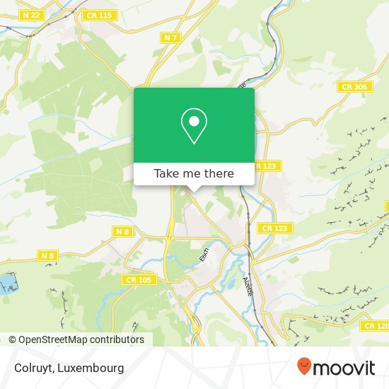 Colruyt map