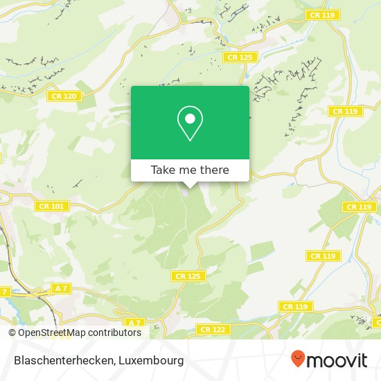 Blaschenterhecken map