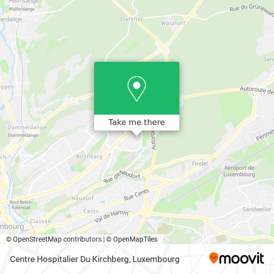 Centre Hospitalier Du Kirchberg map